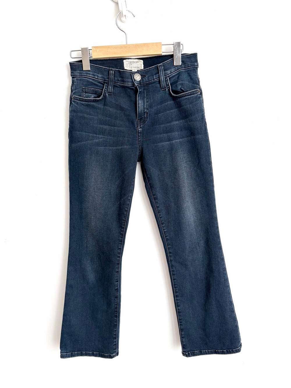 Current/Elliott The Kick City Slicker Cropped Kick Flare Jeans 26